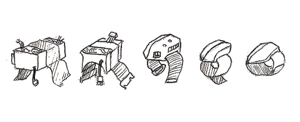 Sketch of a each iteration of the PUSH band