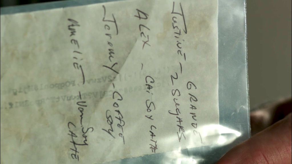Front of the coffee order - wrong crew