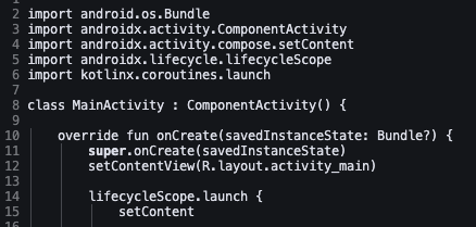 Kotlin code not highlighted