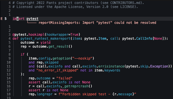Dexco highlighted Python code