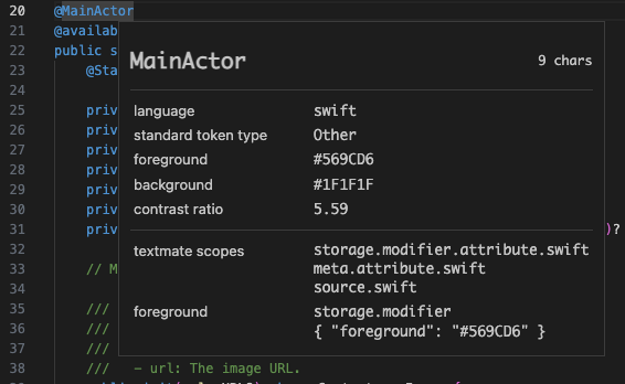 VSCode source inspector without an LSP
