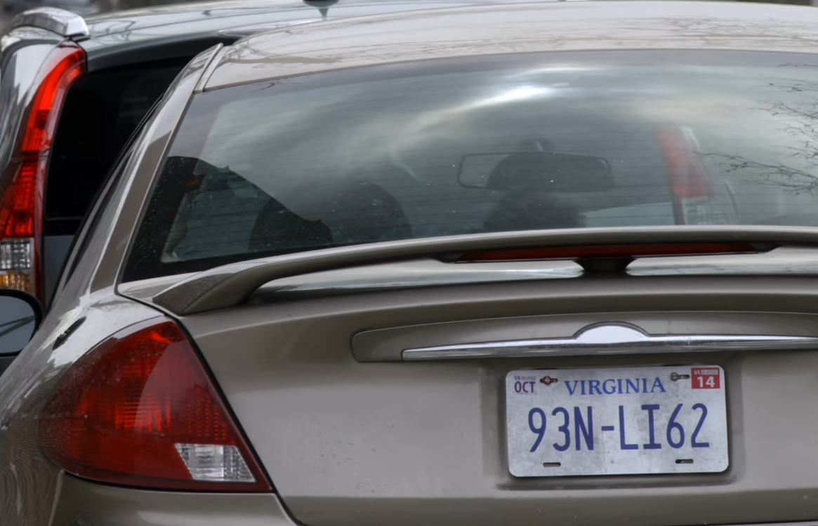 Back of the Ford Taurus